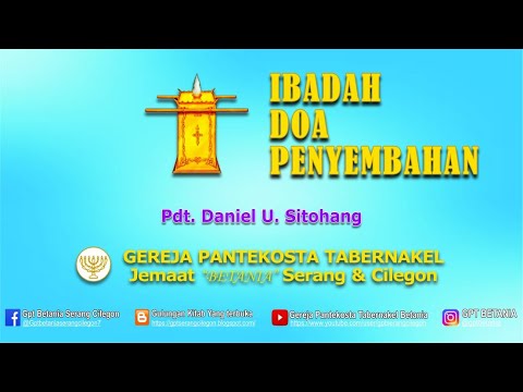 IBADAH DOA PENYEMBAHAN, 15 JUNI 2021  - Pdt. Daniel U. Sitohang