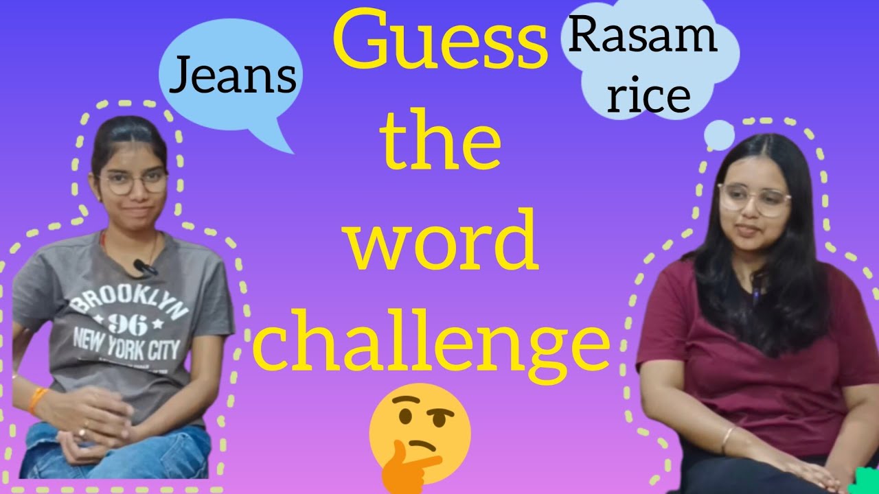 Guess the word challenge 😉 #guessthewordchallenge #challenge #funny #entertainment #trendingvideo