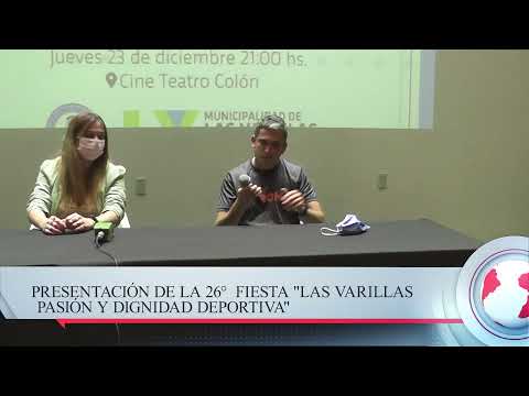 presentación de la 26° Fiesta Las Varillas, Pasión y Dignidad Deportiva