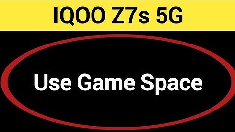 How to use game space, IQOO Z7S 5G game turbo on kaise kare