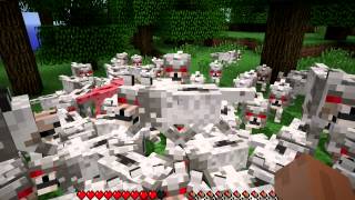 MINECRAFT lol Wolf Attack! screenshot 5