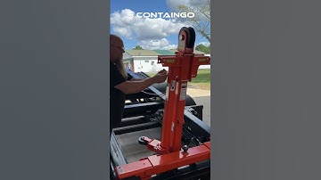 John takes down the Container Saver on the ContainGo Mobilizer Trailer! #movingcontainers