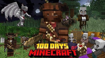 Mình Sinh Tồn 100 Ngày Minecraft Ma Cà Rồng !!