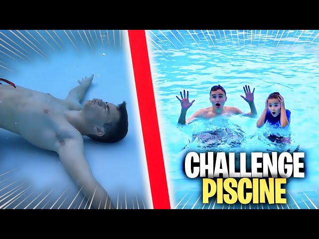 Challenge COULE ou FLOTTE dans notre PISCINE avec les ANIMAUX