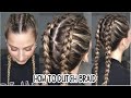 How to dutch braid your own hair beginner tutorial short medium and long hairstyle