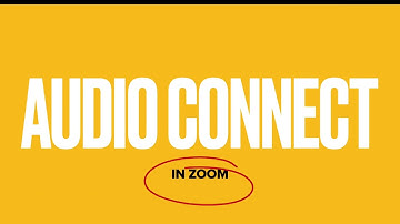 Auto Connect Audio in Zoom