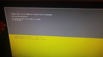 Test ESXi 6.5 on HP ProLiant ML150 G5