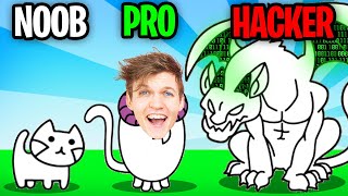 NOOB vs PRO vs HACKER In CAT EVOLUTION!? (ALL LEVELS!) screenshot 4