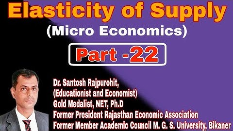 Elasticity Of Supply-Methods l पूर्ति की लोच को मापने की विधियाँ l
