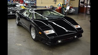 Match Highlights 1989 Lamborghini Countach 25th Anniversary - Road Test - Autosport Designs