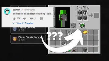 Dream tries to craft a cobblestone crafting table in Speedrunner VS 4 Hunters REMATCH (Clip)