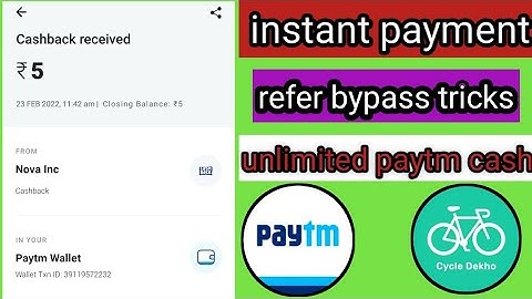 new earning app today || unlimited refer bypass tricks with instant paytm cash new earning apps 2022