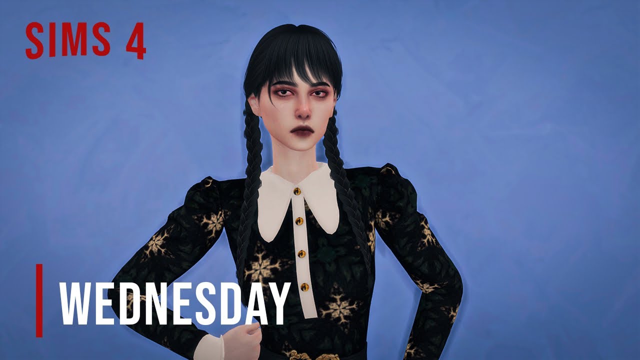 The Sims 4 Cas L Wednesday L Wednesday Addams L Cc List And Download