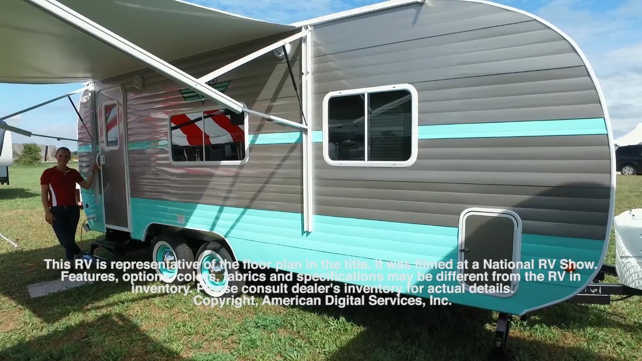 2019 Riverside RV Retro 189R (Tourquoise) - YouTube