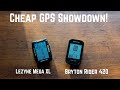 Bryton Rider 420 Vs Lezyne Mega XL & Mega C - Cheap GPS showdown!