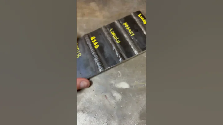 Part 1 Different 7018 electrodes- #esab #hobart #lincoln  #prostar #stickwelding #weldingschool