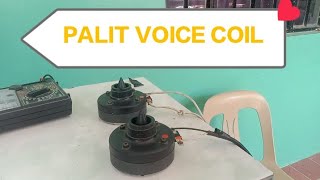 Palit Voice Coil, Tweeter 150 watts sound check