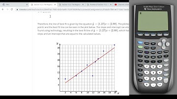 Identifying the line of best fit (Least Squares Regression) #1