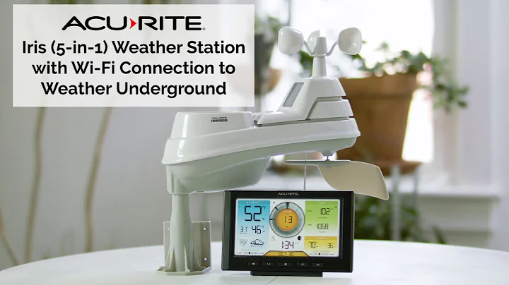 AcuRite Iris (5-in-1) Weather Station with Wi-Fi Connection to Weather Underground