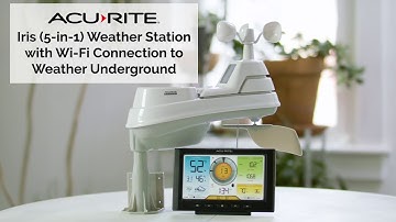 AcuRite Iris (5-in-1) Weather Station with Wi-Fi Connection to Weather Underground