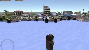 BLOCKAPOLYPSE Zombie Shooter: All Skins Unlocked | Mr. Sharp Has all the Vehicles for Himself