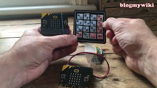 micro:bit wireless keypad communicator