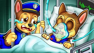 Daddy Please Don't Leave Me Alone! CHASE's Loneliness... Very Sad Story - Paw Patrol Ultimate Rescue