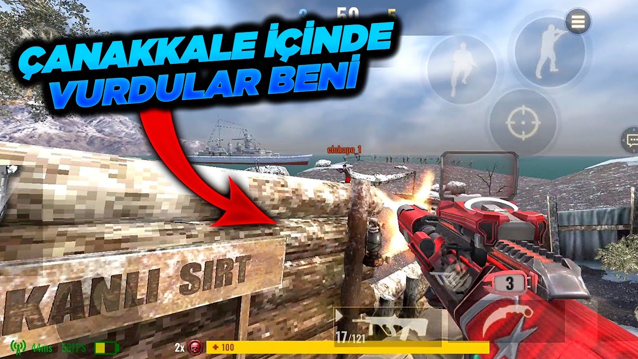 ÇANAKKALE HARİTASINDA ,  ÇANAKKALE DESENLERLE GAMEPLAY | ZULA MOBİLE
