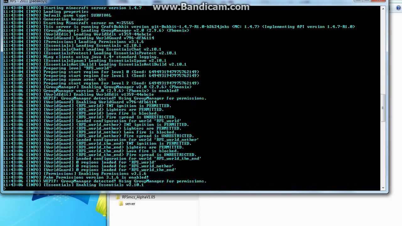 [Custom servers by RFS] Download your Bukkit server. - YouTube