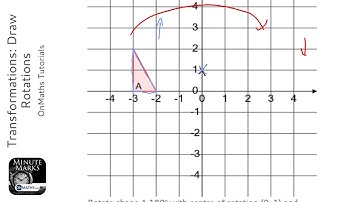 Transformations: Draw Rotations (Grade 4) - OnMaths GCSE Maths Revision