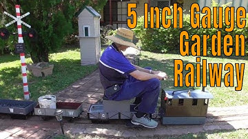 5 Inch Gauge Garden Railway, Australia (Video No 2) - First Operating Session Full Circuit