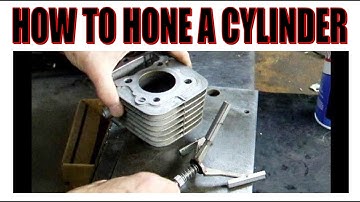 How to hone a motorcycle cylinder.