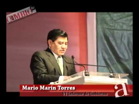 Cambio TV: Rinde Marn desangelado 6 Informe de Gob...