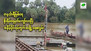 တနင်္သာရီမြစ်ရေ စိုးရိမ်ရေမှတ်ကျော်လာပြီး အနိမ့်ပိုင်းရပ်ကွက်အချို့ ရေစလွှမ်း screenshot 4