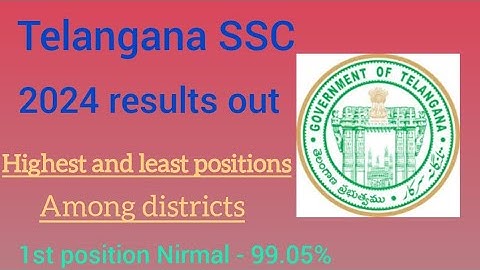 Telangana Ssc results state score card