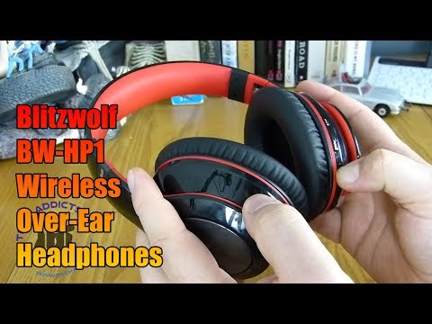 Blitzwolf BW-HP1 Wireless Over Ear Headphones Unboxing