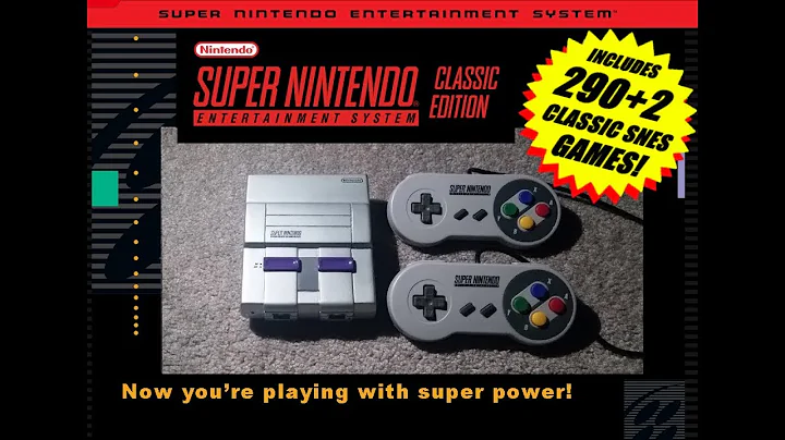 custom Super NES Classic Edition 290 + games - Handmade , Super Nintendo Classic Edition Mini