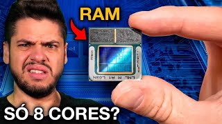 INTEL LUNAR LAKE: Novo CPU com MEMÓRIA RAM embutida e só 8 CORES mas promete bater AMD e Qualcomm