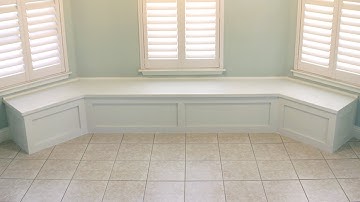 How to Build Bench Seating for Bay Window/Nook/Banquette