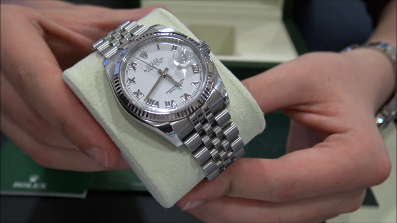 Rolex Datejust 116234 White dial 2013 