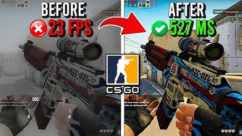 🔧 Ultimate CSGO FPS Boost Guide | Boost FPS, Fix FPS Drops, Fix lag & Fix Input Delay | Low End Pc ✅