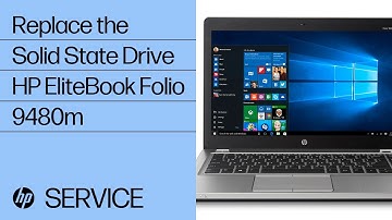 Replace the Solid State Drive | HP EliteBook Folio 9480m | HP