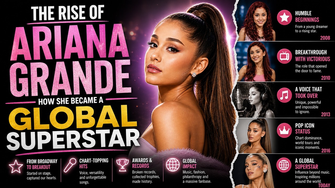 The Rise of Ariana Grande — How She Became a Global Superstar - YouTube