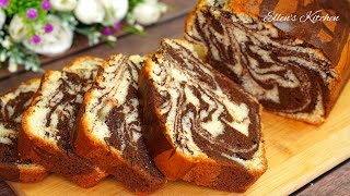 You will be surprised how SIMPLE it is! Marble tea cake made from simple ingredients!