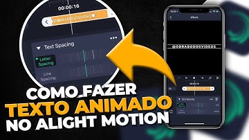 Como Fazer ANIMAÇÃO DE TEXTO no ALIGHT MOTION (3 formas)