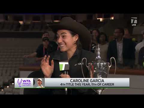 Caroline Garcia: 2022 WTA Finals Championship Win