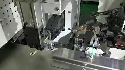 Full automatic heat shrink tube inserting and twisting tinning crimping machine