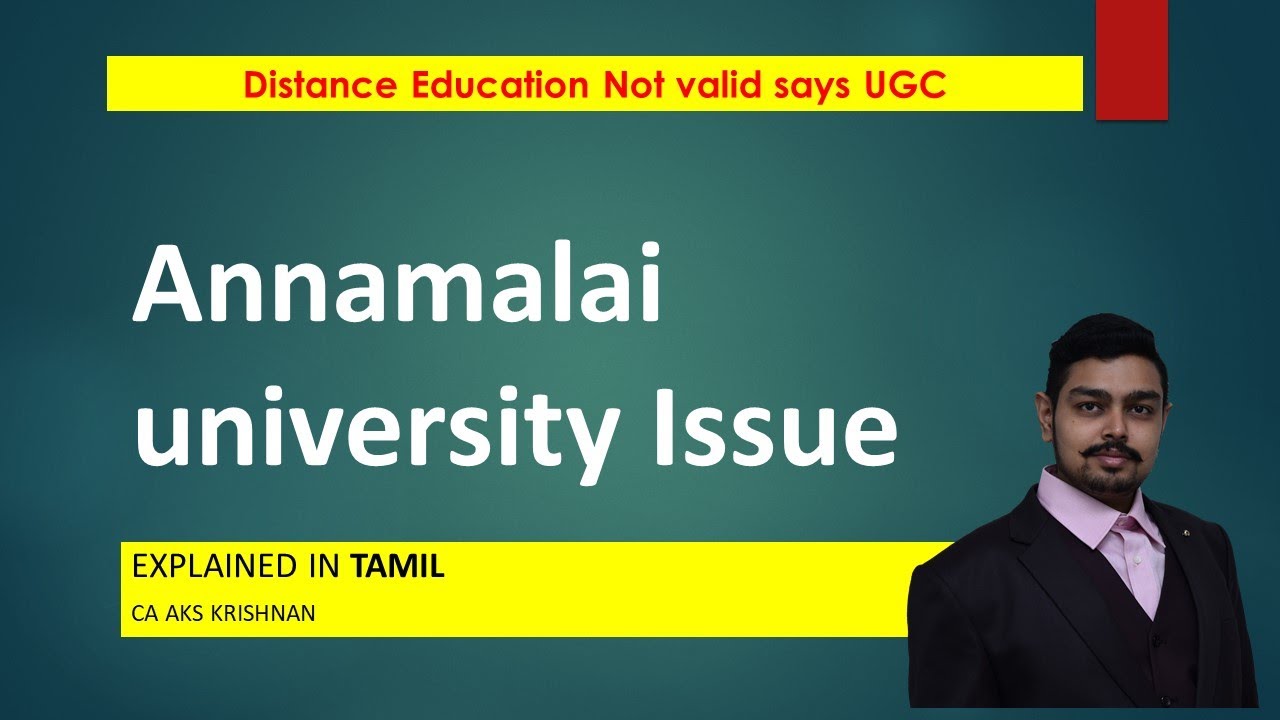 Annamalai University Distance Education Degree Is Not Valid Says UGC annamalai-university-distance-education-degree-is-not-valid-says-ugc