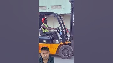 container unloading kaise karte hain #automobile #excavator #viralvideos #forkliftoperator