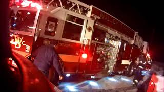 Station 50 First Due House Fire *Helmet Cam*